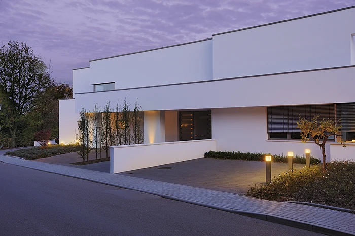 Graffit 60 - Square Anthracite IP44 E27 Max 11w 230v - 60cm Height - Surface Or Spike Mounted Bollard - Image 2