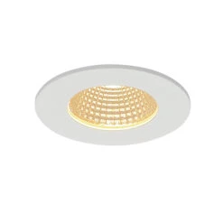 PATTA-I - 11w Fixed Round White 240v IP65 3000k 910 Lumens 38 Degree Beam Angle Recessed Soffit Light