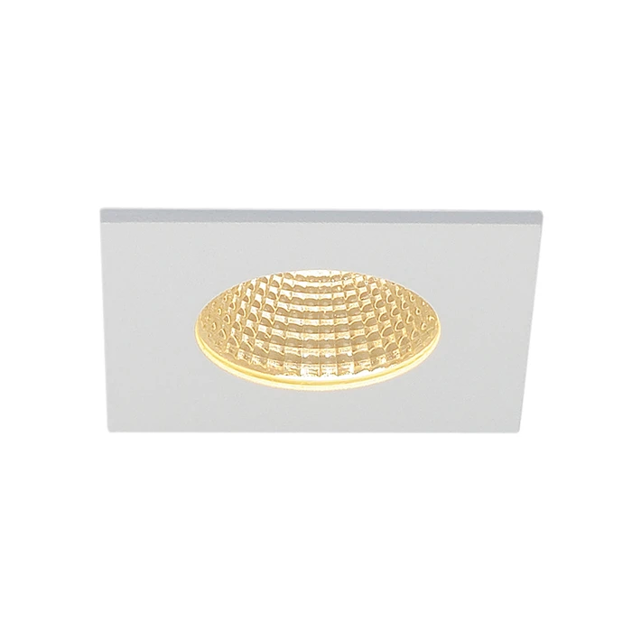 PATTA-I - 11w Fixed Square White 240v IP65 3000k 910 Lumens 38 Degree Beam Angle Recessed Soffit Light