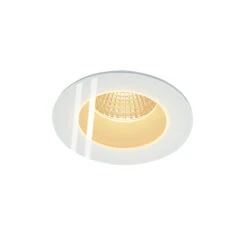 PATTA-F - Fixed Round White 240v IP65 11w 3000k 860 Lumens 38 Degree Beam Angle Recessed Soffit Light