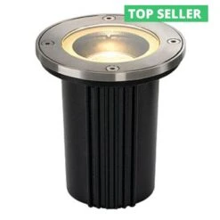 Dasar Exact - 230v GU10 - 316 Stainless Steel Bezel Aluminium Body IP67 30 Degree Tilt Round Recessed Spotlight