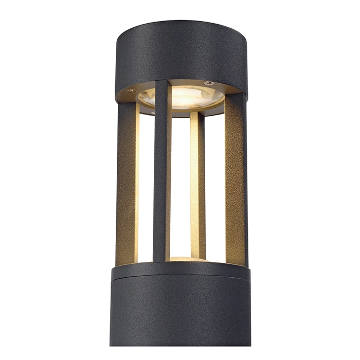 Slots 65 - Anthracite IP44 6.3w 3000k 230v 200 Lumens 665mm Tall - Surface Bollard - Choice Of 2 Heights & 2 Colours - Image 3
