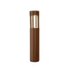 Slots 45 - Rust IP44 6.3w 3000k 230v 200 Lumens 465mm Tall - Surface Bollard - Choice Of 2 Heights & 2 Colours