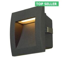 DOWNUNDER OUT S EL - Anthracite Warm White 3000k - 25 Lm 220-240v IP55 - 1.7w