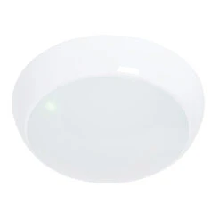 Vigor Microwave Sensor - Outdoor Security Wall Light - 240v - White Polycarbonate 16w 4200k 1200 Lumens IP65