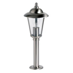 Klien Path - 304 Stainless Steel IP44 E27 240v Max Wattage 60w 450mm Height - Surface Mounted Light - In 2 Heights