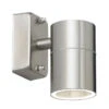 Canon - Outdoor Fixed Wall Down Light - 240v IP44 35W GU10 Polished Stainless Steel