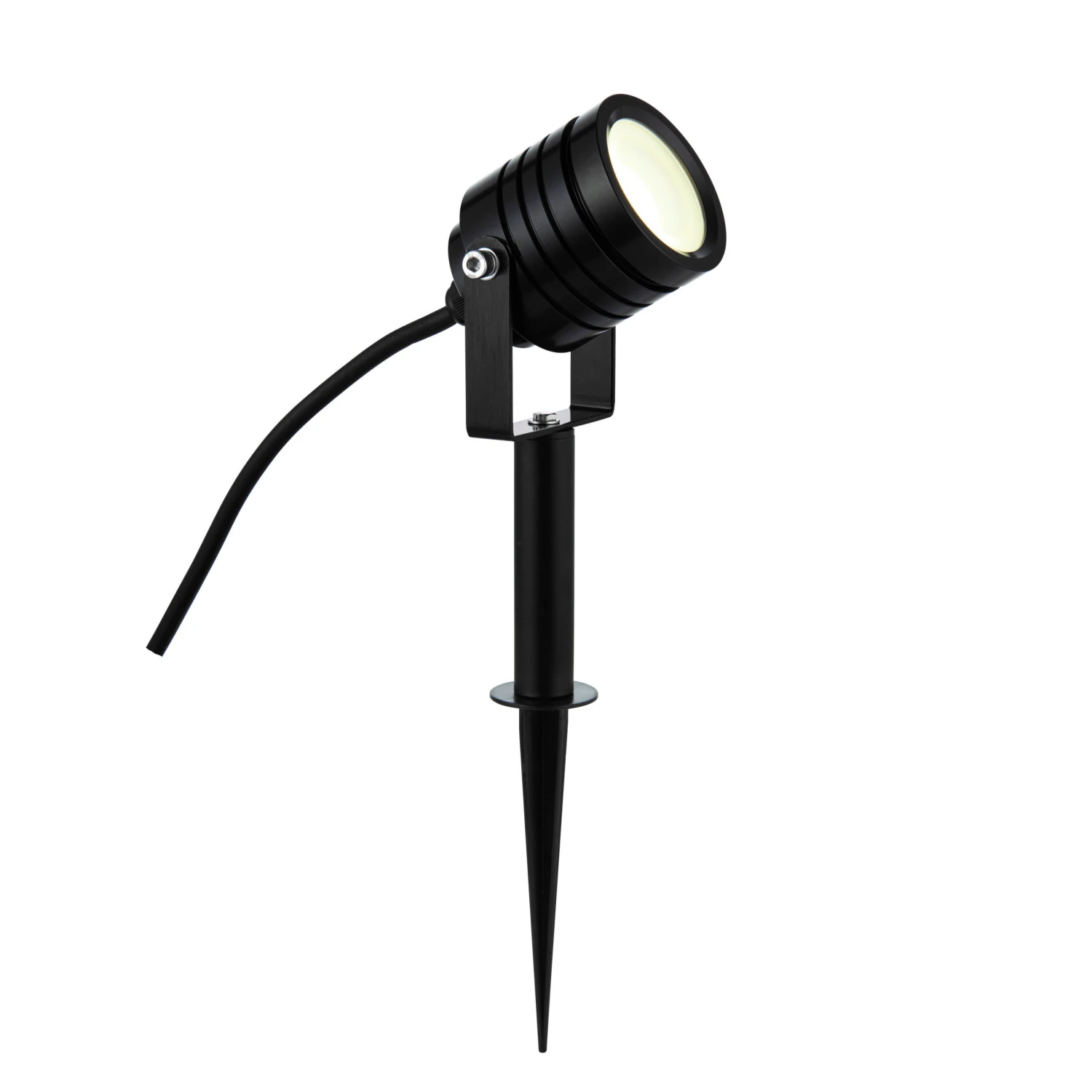 Luminatra - Black 240v IP65 4w 4000k 300 Lumens 45 Degree Beam Angle - Spike Light Choice 2 Colours