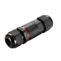 Inline IP68 Connector Straight IP68 Accessory - Black Nylon