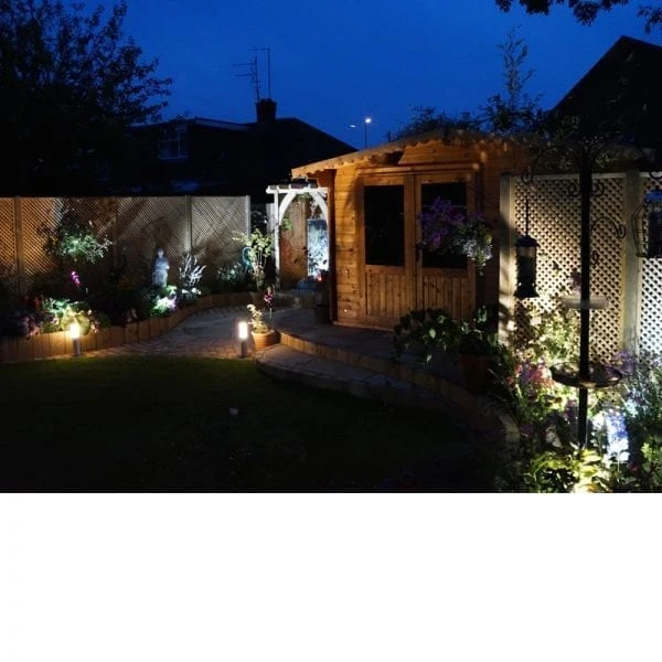 Airlite 108mm Diameter & Airlite Stream 90mm Diameter – Anodised Aluminium IP65 12v MR16 Plug & Play & 2 Heights - Image 9