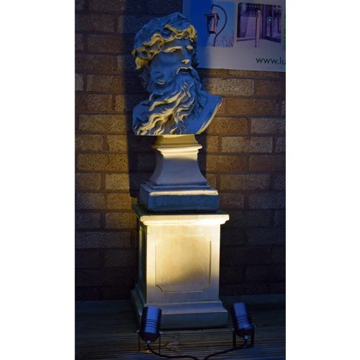 AlvaLED - 12v - Aluminium - Titanium Silver Finish IP65 Max Watts 20w MR16 Spike Spotlight - Plug & Play - Image 4