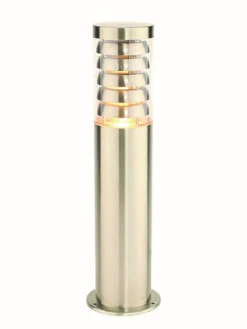 Tango Post - 304 Stainless Steel IP44 240v E27 9.2w Max LED 450mm Height - Surface Mounted Bollard- 2 Height Options
