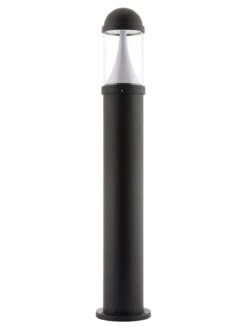 Dax CCT Bollard - Black IP65 20w 3000/4200/6000k 1350 Lumens 240v 1m Height - Root Mounted Bollard