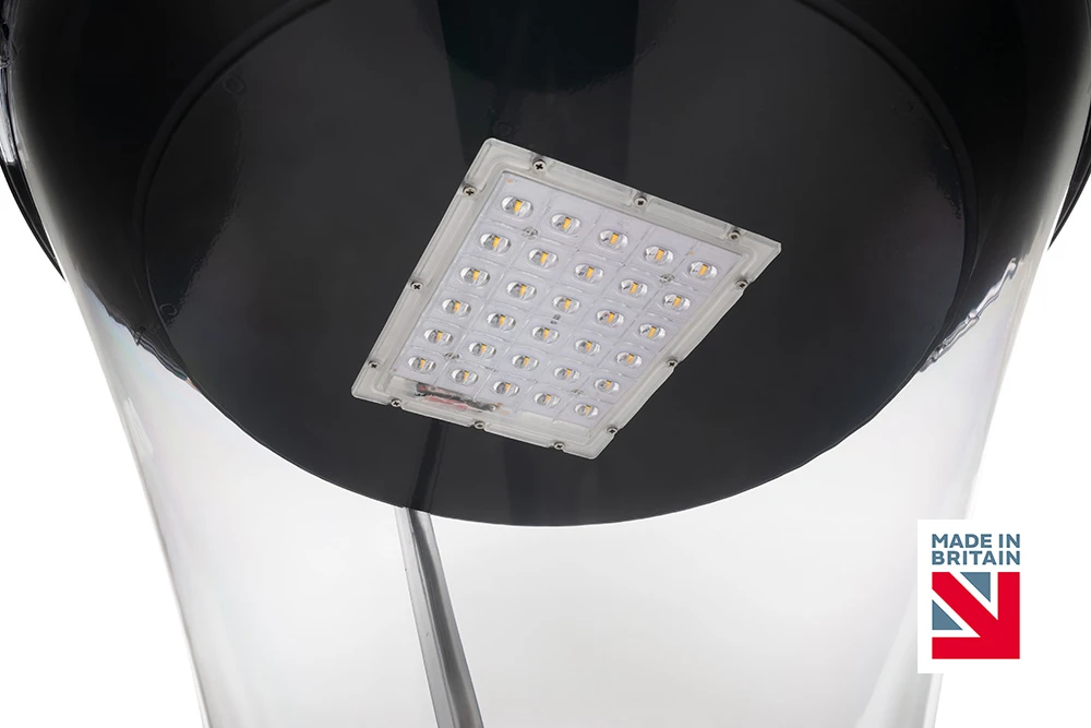 Broadstairs - 30w LED Amenity/Street Light IP65/IK08 Aluminium 240v Black Finish - Image 3