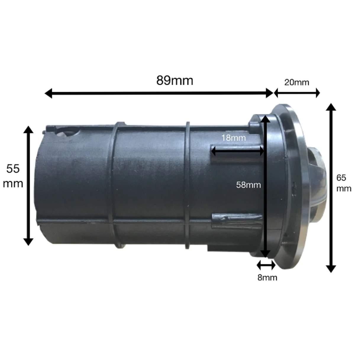 Trimina - 304 Stainless Steel 12v MR11 Plug & Play IP67 3 Window Multi Recessed Light With 68mm Bezel - Image 3