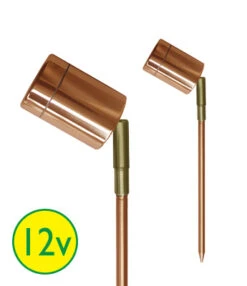 Smartspike 60 - Copper IP65 12v 35w Max Wattage MR16 - Spike Spotllight