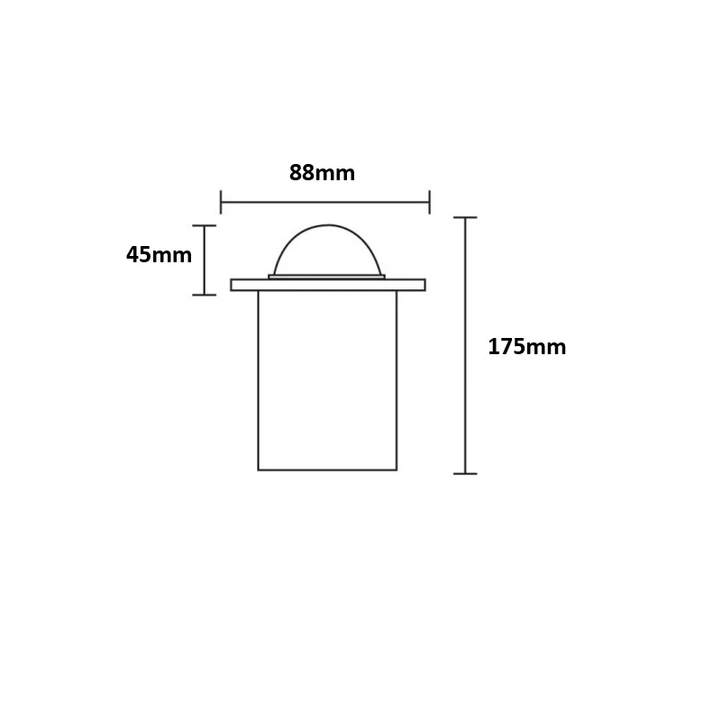 Caverna In-Wall / Step Light - 316 Stainless Steel - MR16 - 12v - Open Ended Cable - Image 4