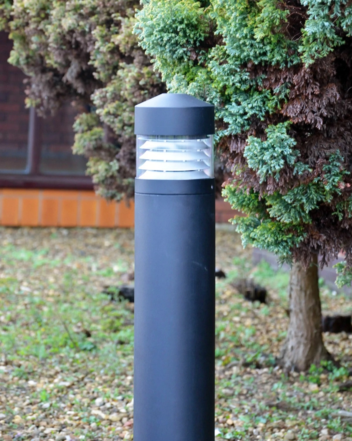 Lighthouse - Aluminium Black IP65 E27 240v Root Mounted Bollard - Choice Of 3 Heights & 3 Head Options - Image 4