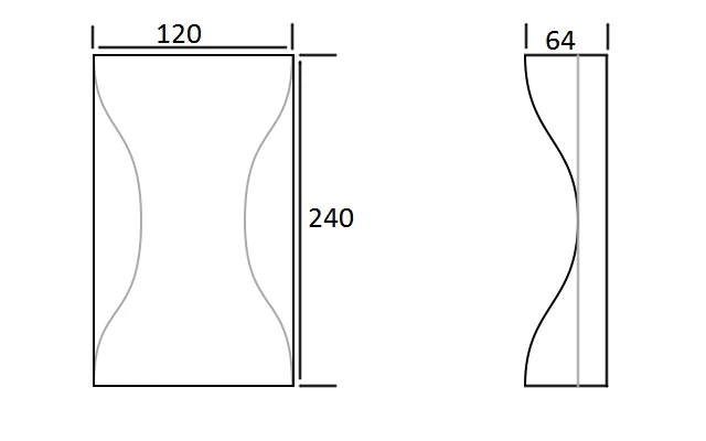 Cyclone 240v - Outdoor Wall Light Graphite Grey Powder Coated Aluminium 2 X 7w 3000k IP54 Up And Down Wall Light - Image 8