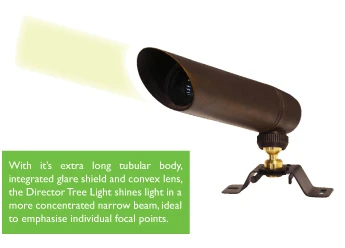 Director Tree Light / Spot Light, Brass - Rustic Bronze Finish (12v) - Image 4