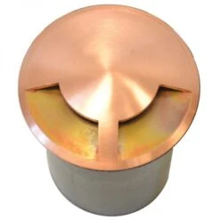 Duomarka - Outdoor Recessed Light - 12v Natural Copper MR16 IP67 - 180 Degree