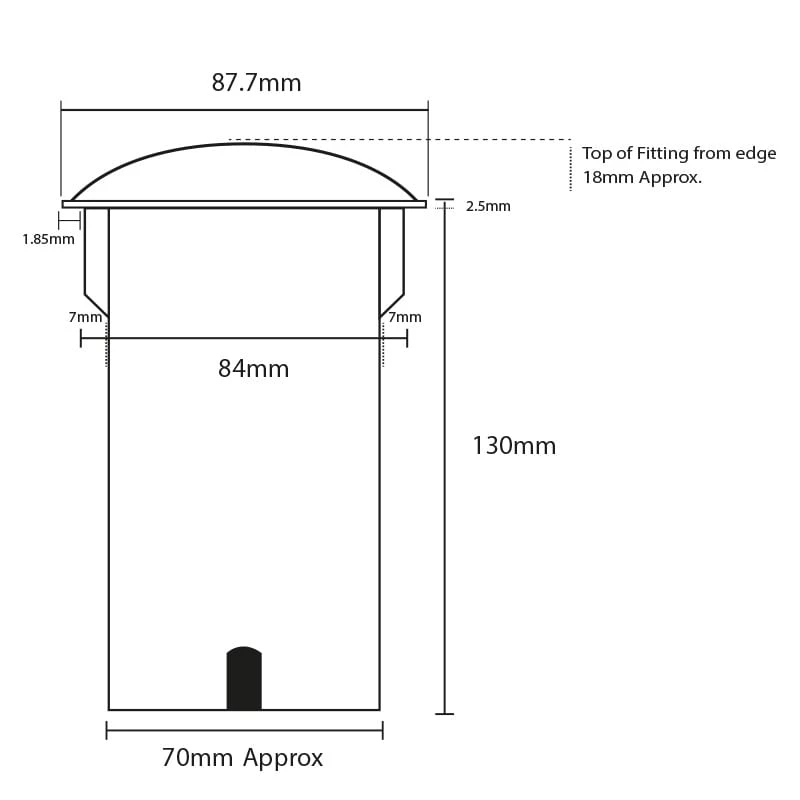 QuadMarka - 240v 316 Stainless Steel GU10 IP67 Recessed Light 4 Windows 360 Degree Of Light - Image 7