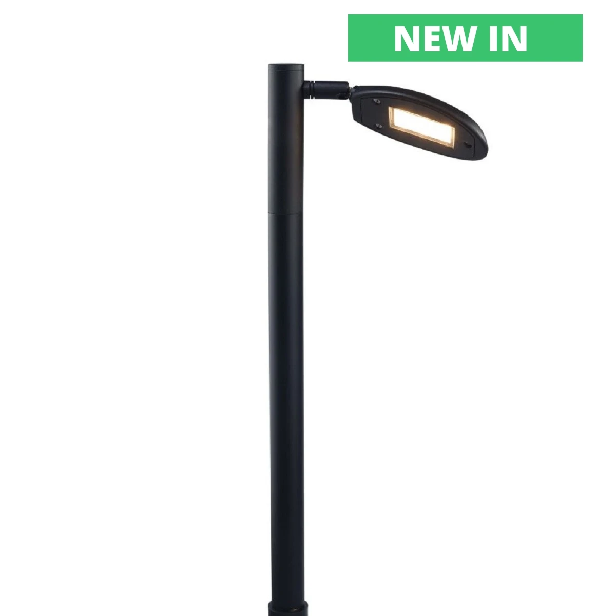 Elipta LED Adjustable Head Path Light Solo - 12v Black 2w IP65 - 2700K Warm White LED