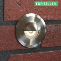 Smoothie, Eyelid Step Light, 316 Stainless Steel, GU10, Mains 240v, IP65