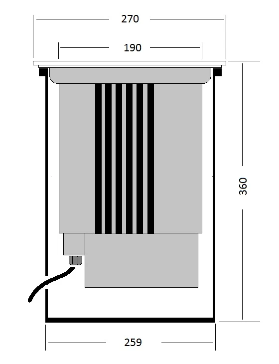 Delphi - 240v - 316 Stainless Steel 44w 3000k 5200 Lumens IP67 20 Degree Tilt Round Recessed Light - Image 2