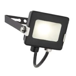 Salde IP65 10w Cool White Floodlight With Optional PIR, Photocell And Microwave Sensors - Black 240v