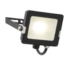 Salde IP65 20w Cool White Floodlight With Optional PIR, Photocell And Microwave Sensors - Black 240v