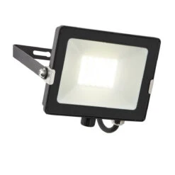 Salde IP65 30w Cool White Floodlight With Optional PIR, Photocell And Microwave Sensors - Black 240v