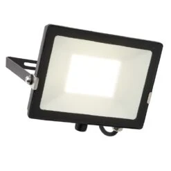 Salde IP65 50w Cool White Floodlight With Optional PIR, Photocell And Microwave Sensors - Black 240v