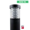 Chilham - Commercial Bollard Black Die-Cast Aluminium 960mm Tall 40w LED IP55 240v IK10 With Several Options Available