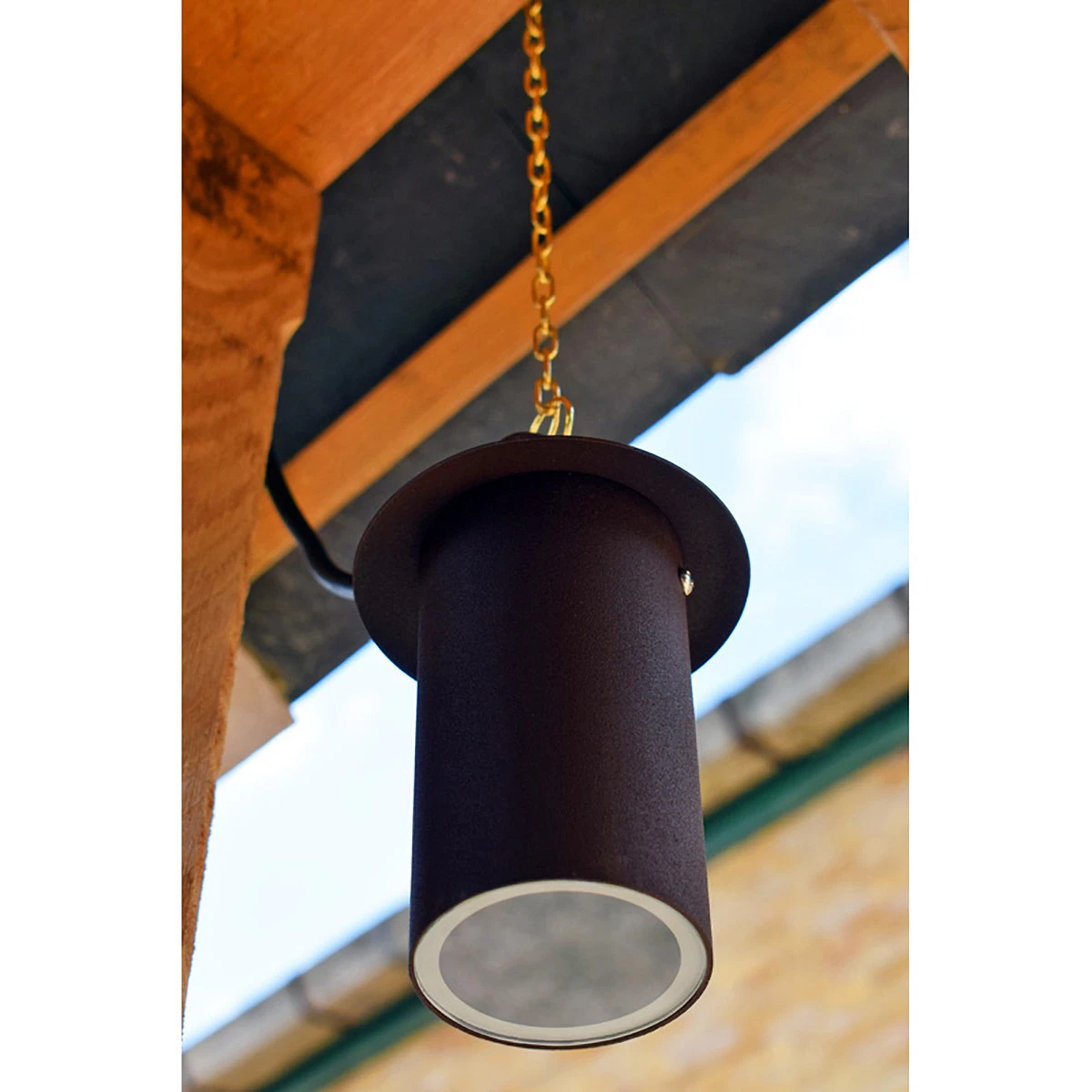 Pergolux - 240v Hanging Light - Powder Coated Brown - Maximum 35w GU10 - IP65 - 3 Colour Choices - Image 2