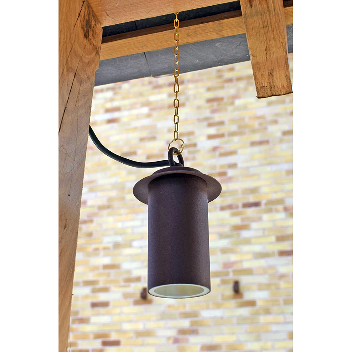 Pergolux - 240v Hanging Light - Powder Coated Brown - Maximum 35w GU10 - IP65 - 3 Colour Choices - Image 4
