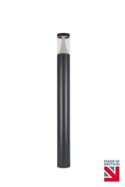 Lingfield - 10w Slim Architectural Bollard Graphite Grey Aluminium 1m Tall IP65 240v IK10 With Several Options