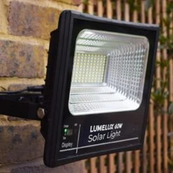 Pro Solar LUMELUX – High Output Black Solar Flood Lights (25W, 60W, 120W)