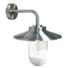 Stellus Modena - Outdoor Wall Light 240v - Stainless Steel IP44 E27 - Lantern Light