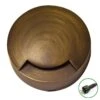 Monolite Step Light – Brass (Rustic Bronze) – Versa 12v Plug & Play Uses G4 Lamps