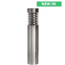 Stellus Pathos - 316 Marine Grade Stainless Steel IP44 240v E27 20w Max LED 800mm Tall - Surface Mounted