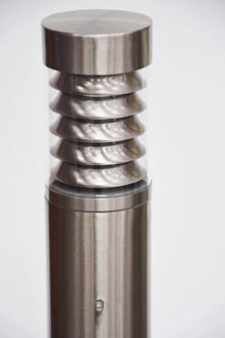 Stellus Pathos - 304 Stainless Steel IP44 240v E27 15w Max LED 500mm Tall - Surface Mounted Photocell Bollard- 2 Heights