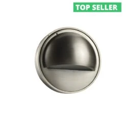 Elipta Vela Steplight - 12v - G4 IP65 Brushed Nickel Finished Brass Body Plug & Play - Choice Of 3 Colours