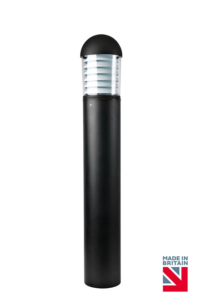 Penshurst - Commercial Bollard Black Die-Cast Aluminium 1m Tall 10w LED IP55 240v IK10 With Several Options Available