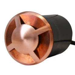 QuadMarka - 240v Copper GU10 IP67 Recessed Light 4 Windows 360 Degree Of Light