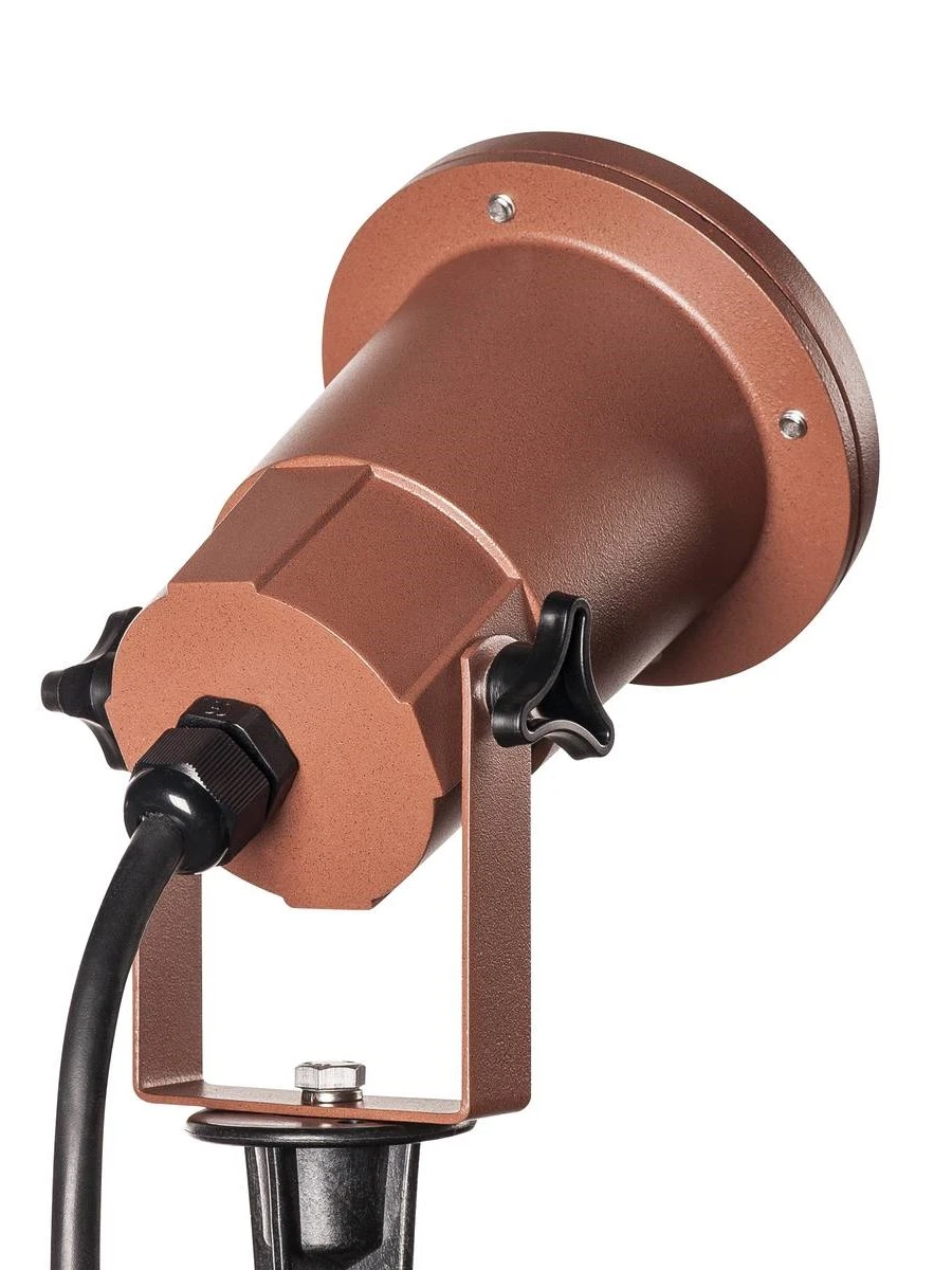 Nautilus - 240v - Rust Coloured Mains GU10 Max Wattage 11w, IP65 Spike Light - 5 Colour Finishes - Image 4