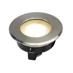 Dasar Flat 80 - Outdoor Recessed Light - 240v 4.3w 304 Stainless Steel Bezel IP67 Fixed Up Light - 4000k