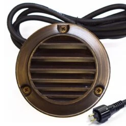 Slatlite 12V Step Light - G4 IP54 Surface Mount - Brass (Bronze Finish) - VERSA Plug & Play - Choice Of 2 Finishes