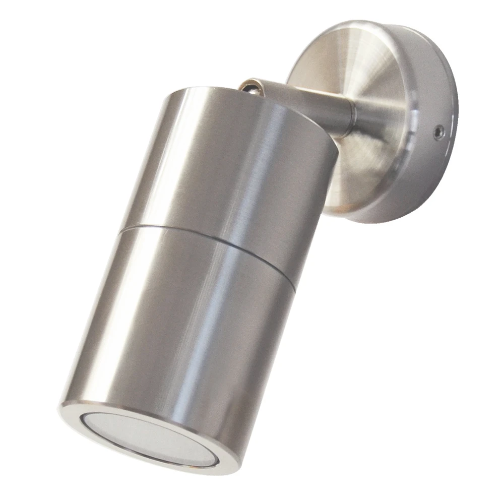 Smartspot 12v - Outdoor Adjustable Wall Light Satin Silver Anodised Aluminium IP65 MR16