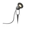 Opaz - Black - 240v Powder Coated Aluminium IP65 GU10 Max 7w Spike Spotlight